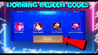 NEW OCTOBER 2021 REDEEM CODES | ML NEW REDEEM CODES | MLBB Hylos New Skin