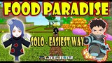 BEATING FOOD PARADISE SOLO NORMAL MODE (EASIEST WAY) - ALL STAR TOWER DEFENSE