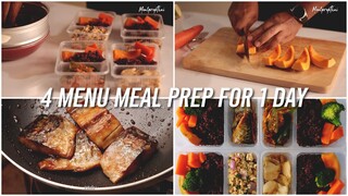 โปรแกรมลดน้ำหนัก 1 day meal prep for weight lose 4 menu #6 ทำอาหารคลีนกินเองง่ายๆ