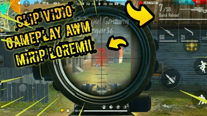 #LOREM #AWMMONTAGE #LyraSigh  FREE FIRE INDONESIA{CLIP VIDIO GAMEPLAY MIRIP LOREM}