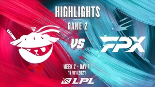 [Highlights] AL vs. FPX - Game 2 | Tuần 2 Ngày 1 | LPL Mùa Xuân 2022