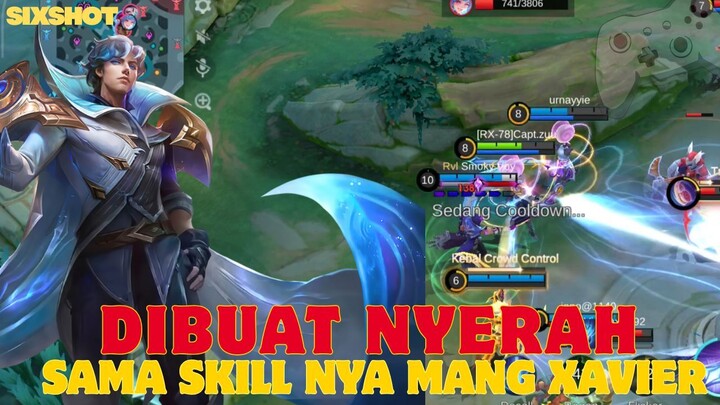 GOKIL MANG XAVIER, LAWAN DI BUAT NYERAH DI TENGAH JALAN - MLBB