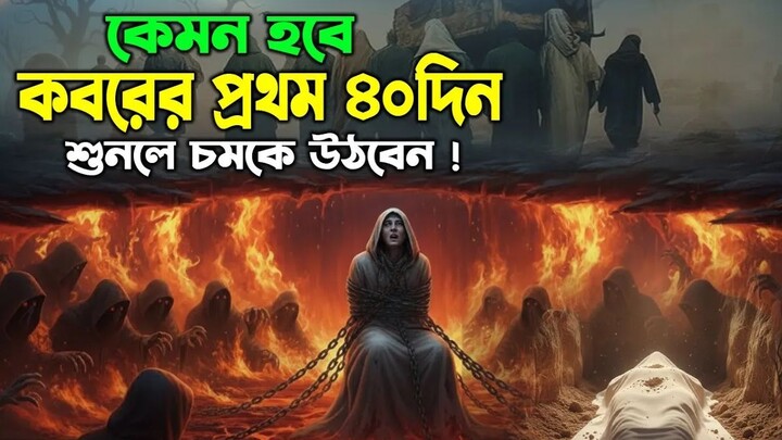 কবরের প্রথম চল্লিশ দিন কেমন হবে । বারজাখের ভয়ংকর বাস্তবতা Barzakh