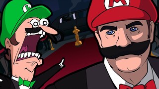 Mario Menyelamatkan Hollywood (terjemahan buruk, animasi abstrak) oleh Rigamarole