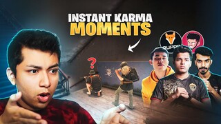 ROLEX REACTS to INSTANT KARMA MOMENTS IN PUBG MOBILE & BGMI