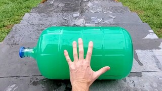 Stairway Bottle Rolling Explosion Competition