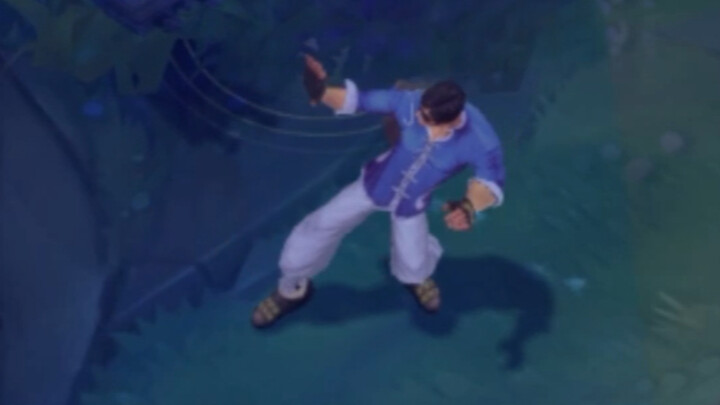 The monk keeps frantically searching for blue buff—it’s so funny!