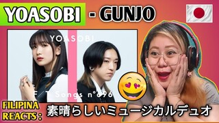 YOASOBI - GUNJO (THE FIRST TAKE) || FILIPINA FIRST TIME TO REACT