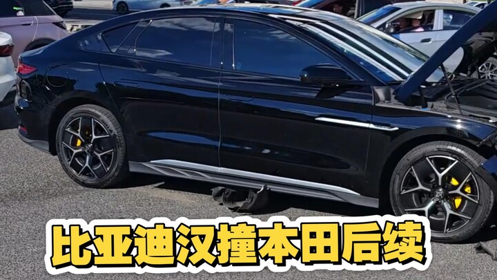 Tindak lanjut tabrakan BYD Han dengan Honda