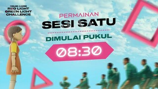 Keseruan Squid Game - Red Light Green Light Challenge di Plaza Timur GBK (YouTube Live/2024.12.22)