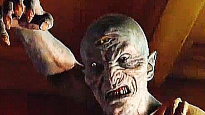 Ini adalah “Makhluk Pembasmi Bayi” berwajah tiga mata dan tiga tangan. Ia memangsa bayi-bayi yang ma