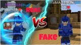 MATTSUN Fake VS Real in Bed Wars Blockman Go