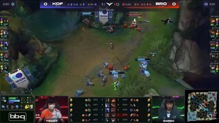 Highlights KDF vs BRO - Ván 1 _ LCK Mùa Hè 2022 _ Tuần 4 Ngày 1