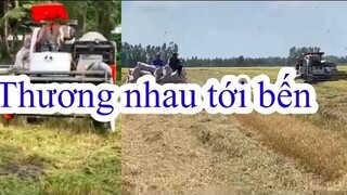 Máy Cắt Lúa KUBOTA DC 70 l DC 95  Chạy Tốc Độ Cao l Nhạc TikTok Remix Cực hay l Máy Gặt Đập Liên Hợp
