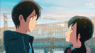 A song from 5 years ago, paired with a movie from 4 years ago, Weathering With You [Super Feeling 4K