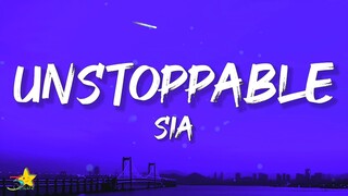 Sia - Unstoppable (Lyrics) | Slowed + Reverb