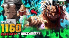 SPOILER GILA ONE PIECE 1160!!! KLAN DAVY = BUCCANEER?! TEACH & KUMA SEDARAH?