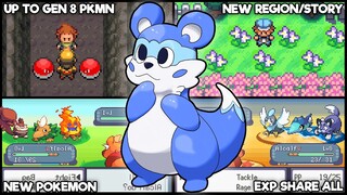 New Pokemon GBA Rom With New Region, New Pokemon, Custom Soundtrack, New Story, Exp Share All & More