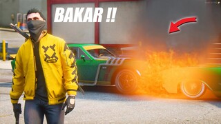 TRICKSTER MENGGANAS ! BAKAR MOBIL GANGSTER IJO ! RUSUHIN SATU KOTA !! GTA V ROLEPLAY