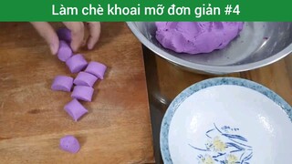 Làm chè khoai mỡ đơn giản p4
