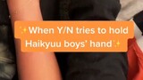 "Volleyball Boy" When you hint that your volleyball boyfriend wants to hold hands...