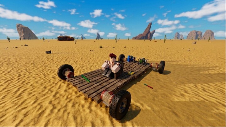 I Built a Working Car from Scratch in Roblox a Dust Trip!