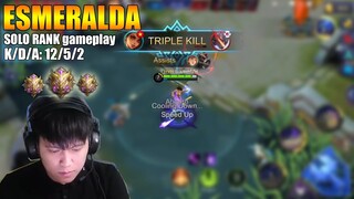 ESMERALDA solo rank gameplay | Mythic rank gameplay [K2 Zoro]