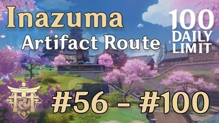 [Version 2.0] Inazuma Daily Artifact ONLY Route | 100 Investigate Limit | Genshin Impact