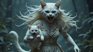 猫咪和猎豹（上）：是恩人还是仇人？！#猫咪 #动物 #ai #母爱 #动物也是有灵性 #猎豹 #丛林 #逃亡 #宠物 #爱 #cat #funny