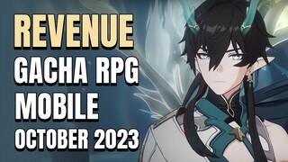 Banyak Game Yang Turu? | Revenue Gacha RPG Mobile Septmber 2023