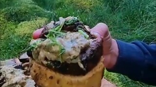 Đồ ăn ngon lại còn ngoài thiên nhiên thì còn gì tả nổi 🤤  #monngonmoingay