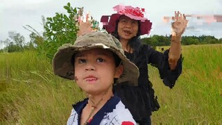 ฝนตกชิวๆอยู่บ้านและอัพเดทที่นาหลังฝนตกมาหลายวัน Had Lunch and Visit Our Farm Rice