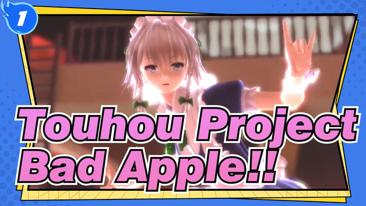Touhou Project 【MMD】Bad Apple!! （38 People）【1080p】_1