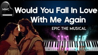 Would You Fall In Love With Me Again by Jorge Rivera-Herrans piano cover + sheet music + lyrics