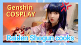[Genshin Impact COSPLAY] Raiden Shogun cooks