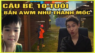 [Garena Free Fire] Ghép Ngẫu Nhiên Gặp Cậu Bé 10 Tuổi Bắn AWM NOSCOPE  Đỉnh Như |Thành Mốc