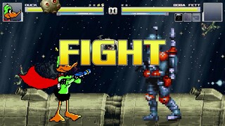 AN Mugen Request #1684: Duck Dodgers VS General Grievous, Darth Maul, Boba Fett, Darth Vader