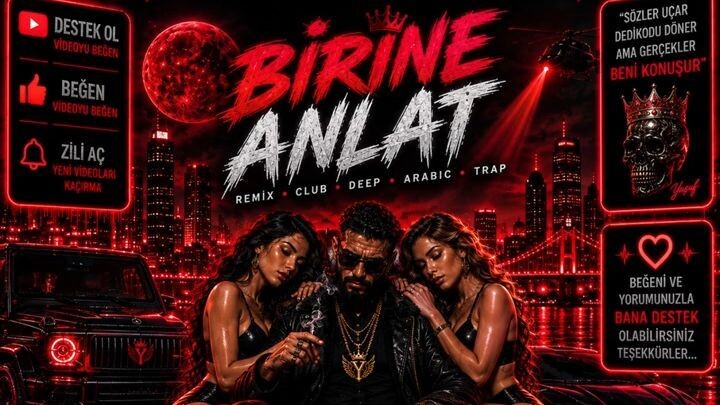 Birine Anlat - Arabesk Rap _ DJ Yusuf Yılmaz _ Turkish Cyber Festival House  #re