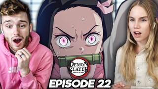 TANJIRO’S TRIAL!! NEZUKO IS TEMPTED!! | | Demon Slayer: Kimetsu no Yaiba Ep. 22 REACTION