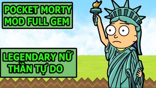 Rick and Morty: Pocket Mortys MOD APK fULL Tiền Gem - Sở Hữu Pokemon Nữ Thần Tự Do Top Game Thành EJ