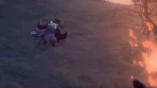 Dazong cat playing with fire sticks