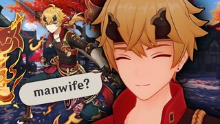 I finally tried a male character... (Genshin Impact)