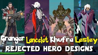 REJECTED HERO DESIGNS IN MOBILE LEGENDS! PART 2 | WHAT MLBB HEROES COULD'VE LOOK LIKE! | MLBB TRIVIA