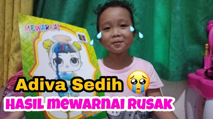 Belajar Mewarnai gambar karakter LOL SURPRISE dengan cat air atau cat warna | Dunia Adiva