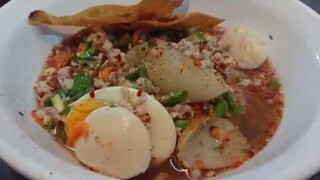 Sukhothai Noodle ก๋วยเตี๋ยวต้มยำสุโขทัย ใส่ถั่วฝักยาว