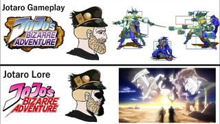 Jotaro Gameplay vs Jotaro Lore