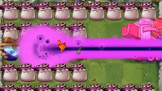 Tantangan PvZ 2 - 1000 Tanaman Level Maks vs. Zombi Zcorpion Khusus dan Zombi Gargantuar Acak Level 