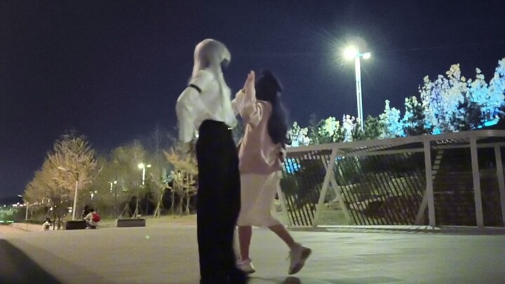 "How did you convince Mr. Ye to accompany you to shoot this?"