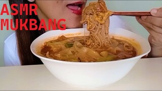 ASMR MUKBANG CHEESY RICE NOODLES WITH ENOKI MUSHROOM | EATING SHOW | NO TALKING