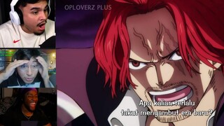 reaction one piece#1082 Shanks' anger at Admiral